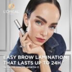 ⁦لوريال باريس ماسكارا حواجب براو لامينيشن 24 ساعة - شفاف⁩ - الصورة ⁦8⁩