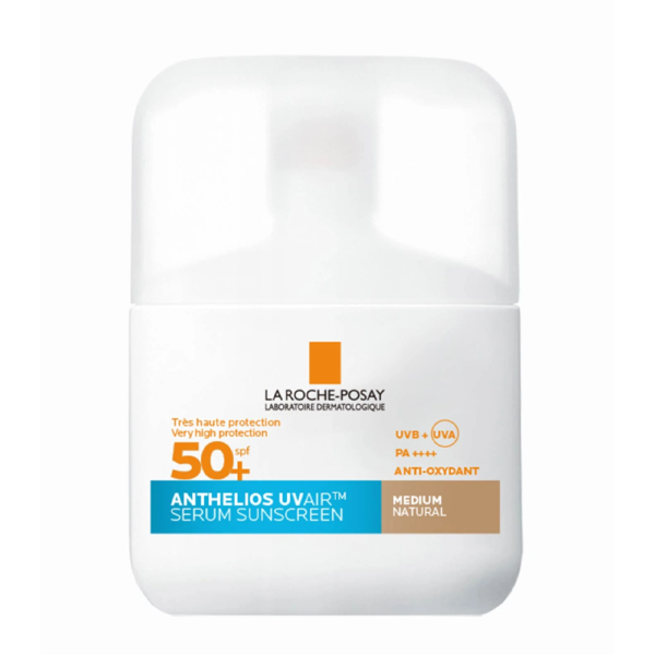 لاروش بوزيه أنثيليوس يوفي اير واقي شمس SPF50+ شفاف للبشرة المتوسطة - 50 مل