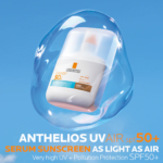 ⁦لاروش بوزيه أنثيليوس يوفي اير واقي شمس SPF50+ شفاف للبشرة الداكنة - 50 مل⁩ - الصورة ⁦2⁩