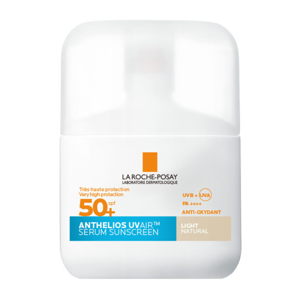 لاروش بوزيه أنثيليوس يوفي اير واقي شمس SPF50+ شفاف للبشرة الفاتحة - 50 مل